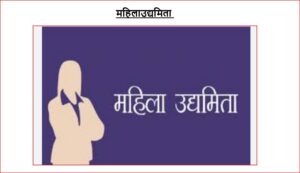 महिलाउद्यमिता 